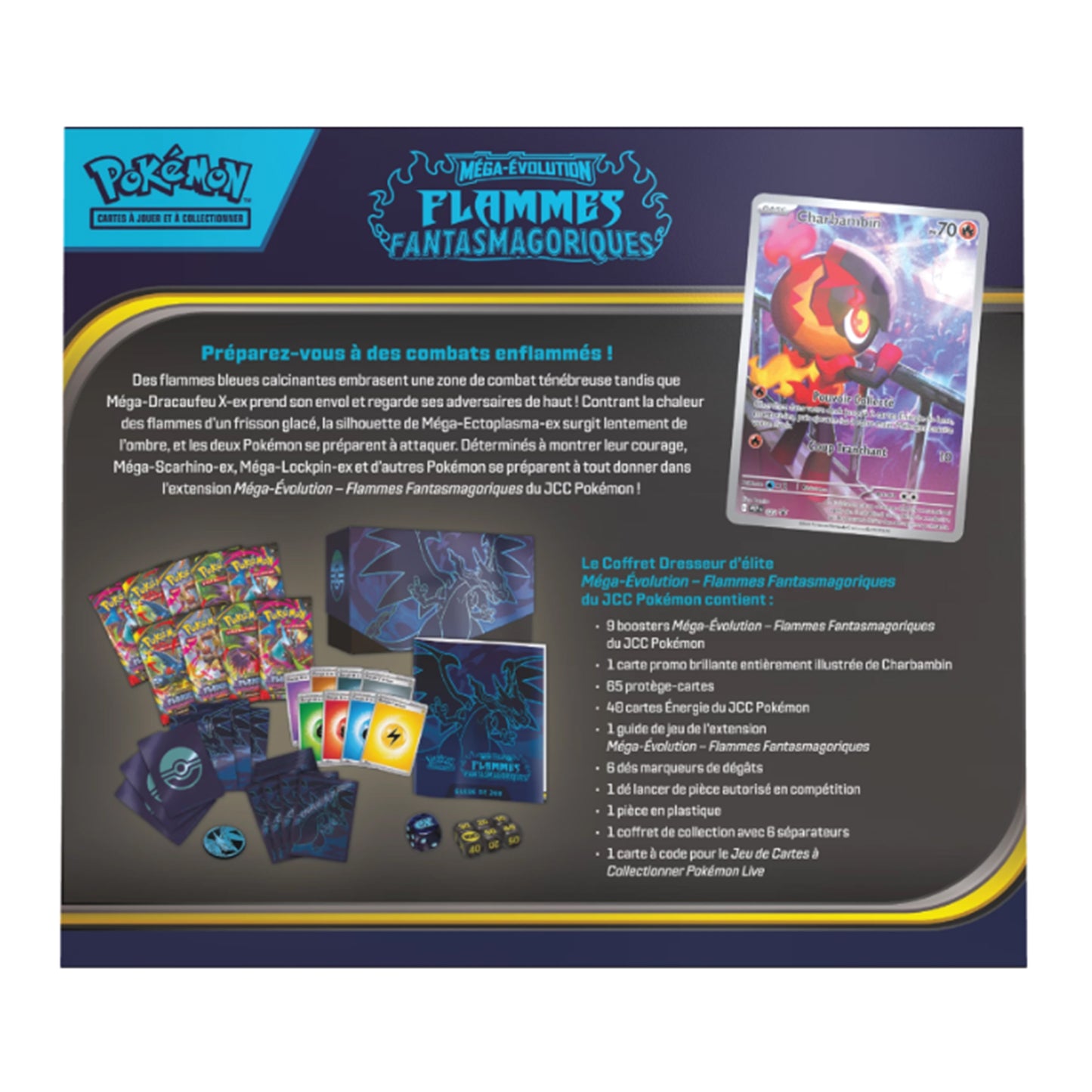 Coffret dresseur d’élite ME02 Flammes Fantasmagoriques [FR]