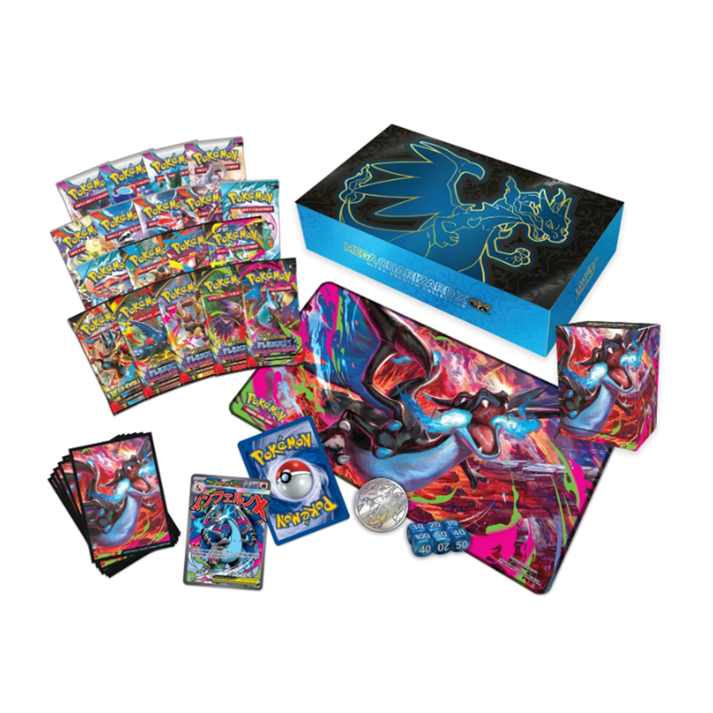 Méga-Dracaufeu Ultra Premium Collection ME02 Flammes Fantasmagoriques [FR]