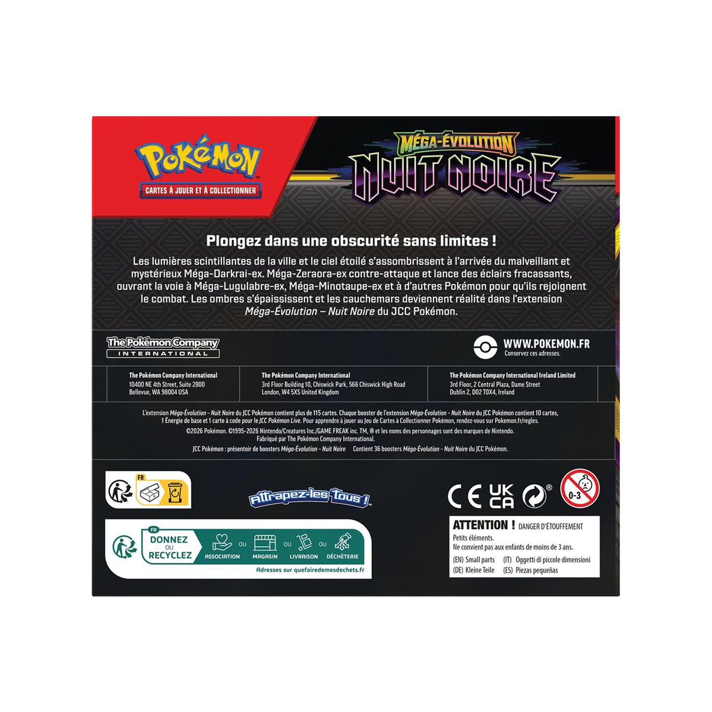Display De Boosters ME05 Nuit Noire [FR]
