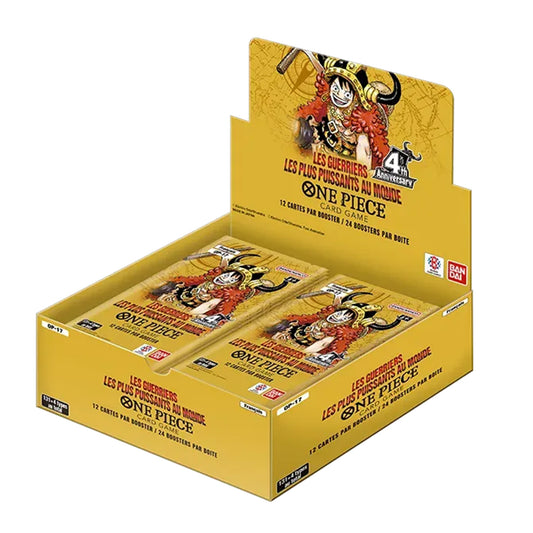 Display de Boosters OP-17 Les Guerriers Les Plus Puissants Du Monde [FR]