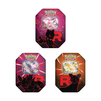 Tin Team Rocket Mewtwo/Nidoking/Persian-ex [FR]